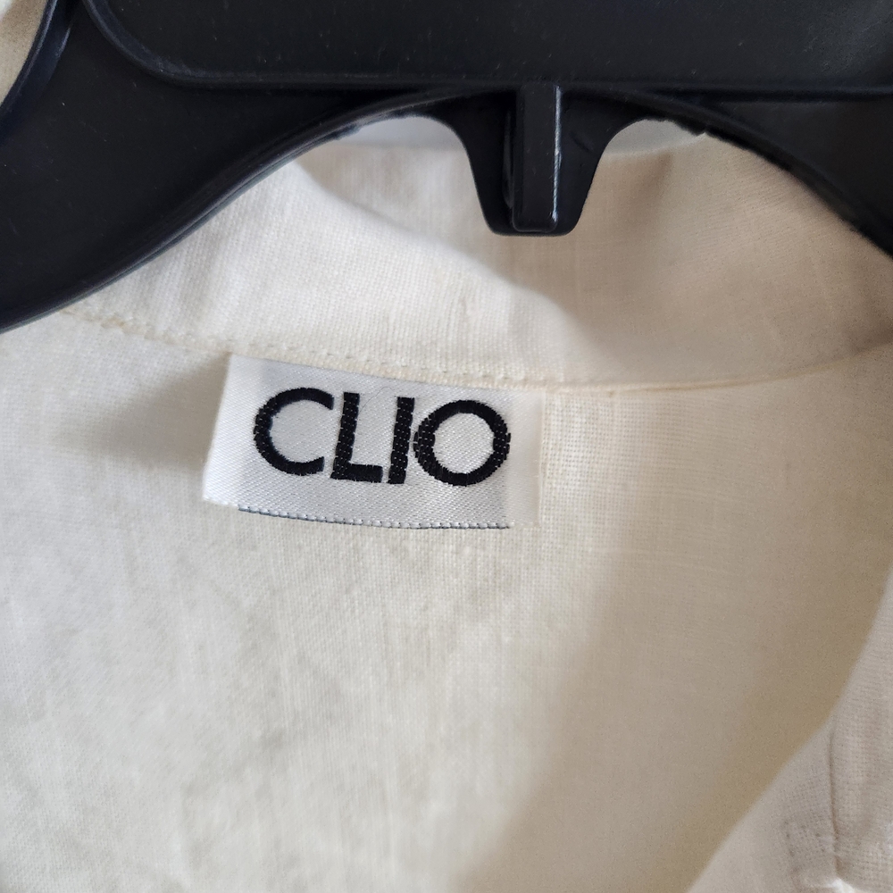 Clio Cream Linen Jacket